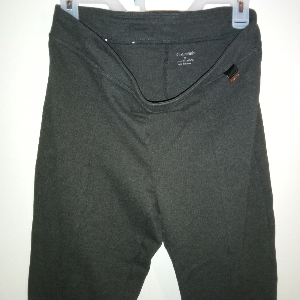 Calvin Klein sz M Power Stretch Pants/ Charcoal Gray